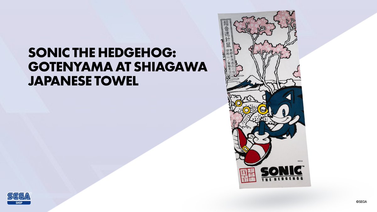 thesegashop's tweet image. Straight from Japan: an authentic tenugui, featuring Sonic the Hedgehog in a scenic landscape. 🌸
@sonic_hedgehog
shop.sega.com/products/sonic…