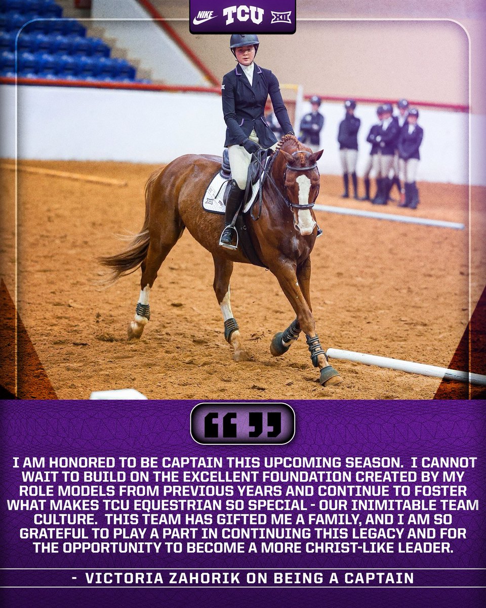 TCUWEquestrian's tweet image. 🗣️ TCU has an inimitable team culture