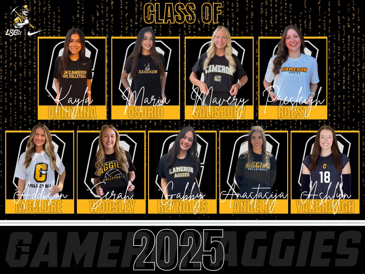 cuaggiesvb's tweet image. Let’s meet our new Aggie Volleyball players ⛏️

We have added 9 new players to our great group of returners!! And we are just 44 days away from the first serve of the 2025 season 🏐