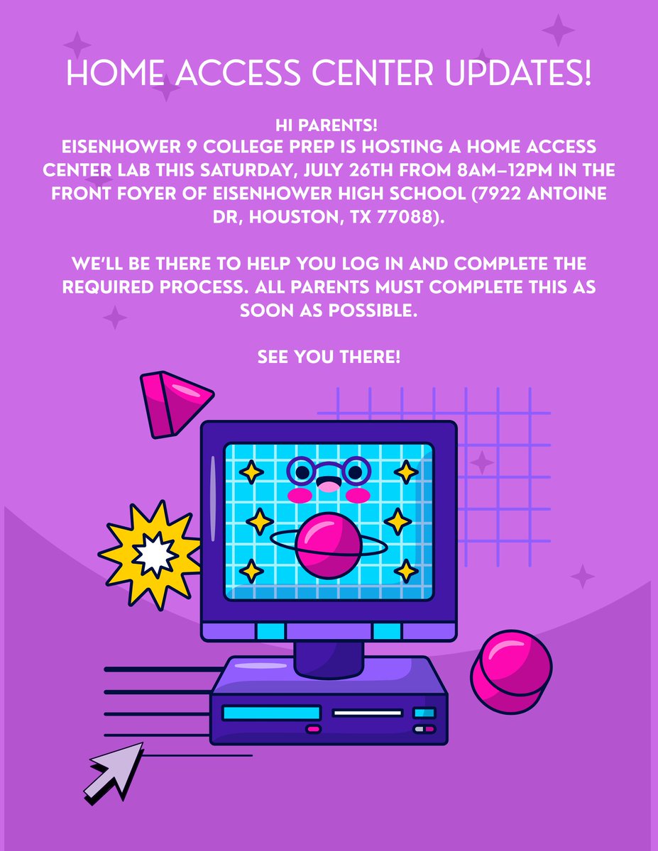 Ike9_AISD's tweet image. Join us this Saturday to update your student's HAC account! 📅 Let's make sure they're ready for an amazing new year! Are you in? #BackToSchool