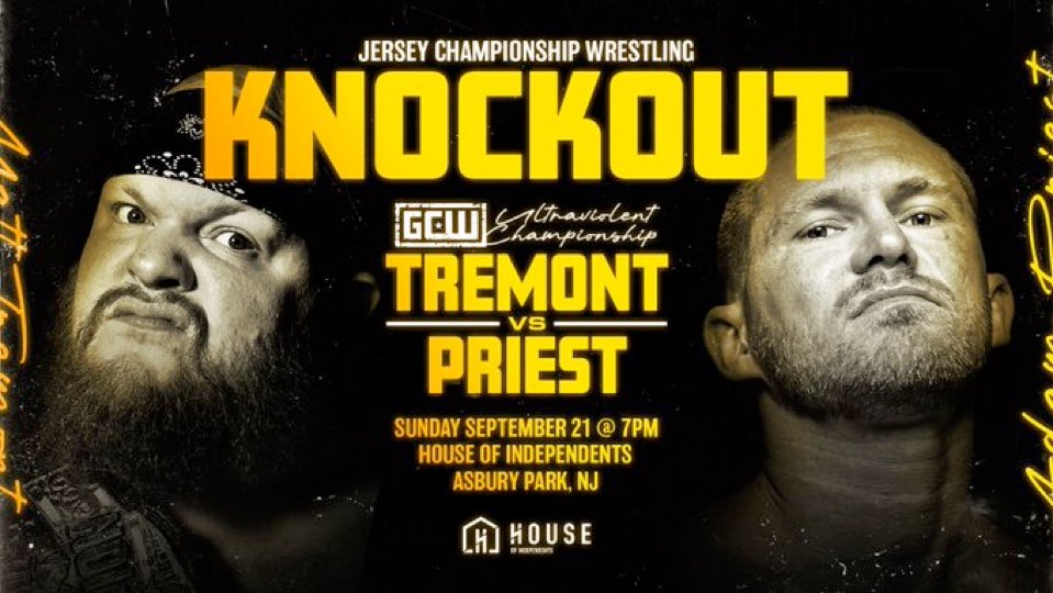 IWNArabic's tweet image. 🚨📰:- عااااااجل ورسميًا !!!!
مات تريمونت (C) 🆚 ادم بريست
GCW UV TITLE
JCW KNOCKOUT
📆:- 9/21