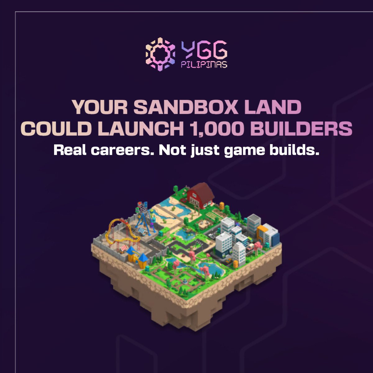 YGGPilipinas (@yggpilipinas) on Twitter photo Your LAND could launch 1,000 builders.
This isn’t just a grant proposal. It’s a real chance to grow <a href="/TheSandboxGame/">The Sandbox</a>.
More trained builders = more experiences on LAND = more value for the ecosystem.
#SupportSIP33 and fuel the next phase of Sandbox growth.
📎 Vote here: Your LAND could launch 1,000 builders.
This isn’t just a grant proposal. It’s a real chance to grow <a href="/TheSandboxGame/">The Sandbox</a>.
More trained builders = more experiences on LAND = more value for the ecosystem.
#SupportSIP33 and fuel the next phase of Sandbox growth.
📎 Vote here: