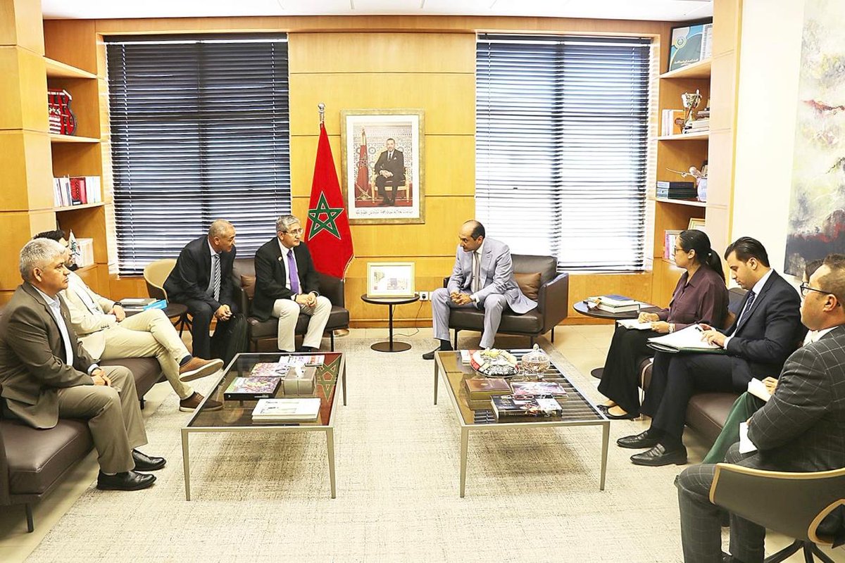 En el marco de la nuestra visita técnica a #Morruecos mantuvimos una reunión oficial con el Director General de la Agencia Marroquí de Cooperación Internacional (AMCI), <a href="/SiMo_Methqal/">SiMo_Methqal مثقال🇲🇦#AMCI</a>.

En el encuentro se abordaron temas clave de cooperación bilateral, con énfasis en:
✅