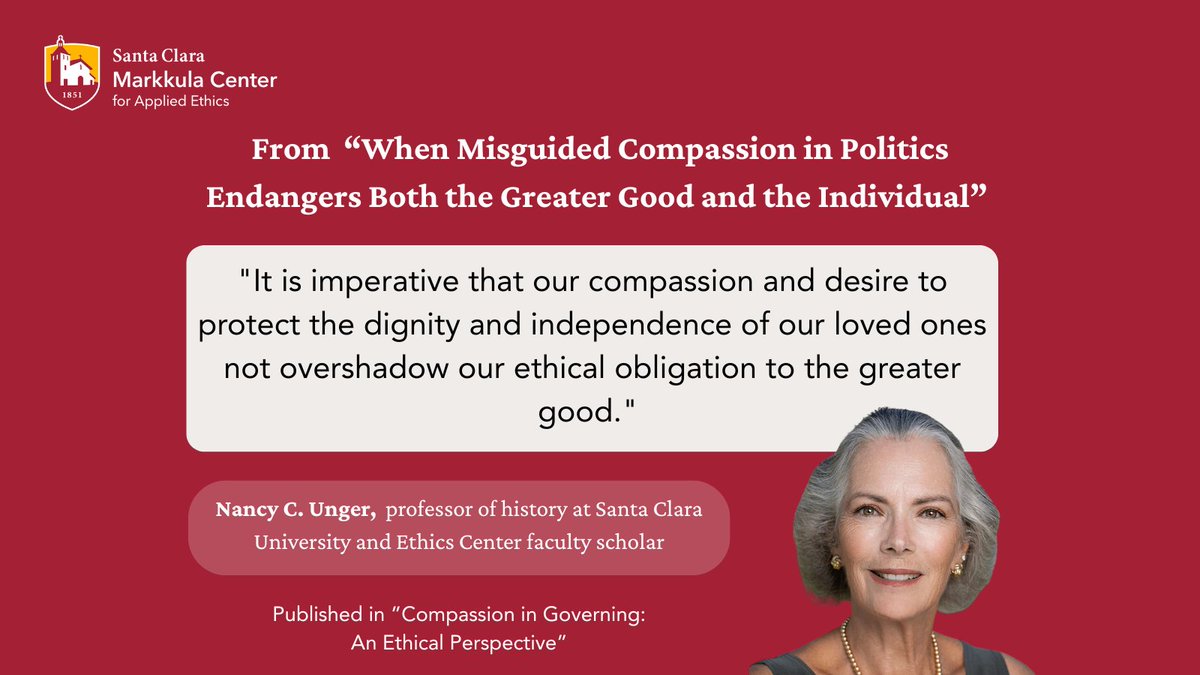 Perspectives on Compassion in Governing 💡⚖️ Nancy C. Unger on  the mistake of misguided loyalty in Biden's inner circle: “Misguided compassion and loyalty raises some hard, ethical questions.”

🔗 Read more: bit.ly/44D9NDP 

#Ethics #Leadership #Governance