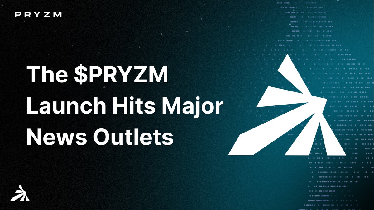 Pryzm_Zone's tweet image. The launch of $PRYZM hit major news outlets last week, with a focus on our community-first and fair approach.
Publicators like @barchart, @BusinessInsider, and Abu Dhabi Reporter all covered how it works and what’s next for Pryzm 🧵