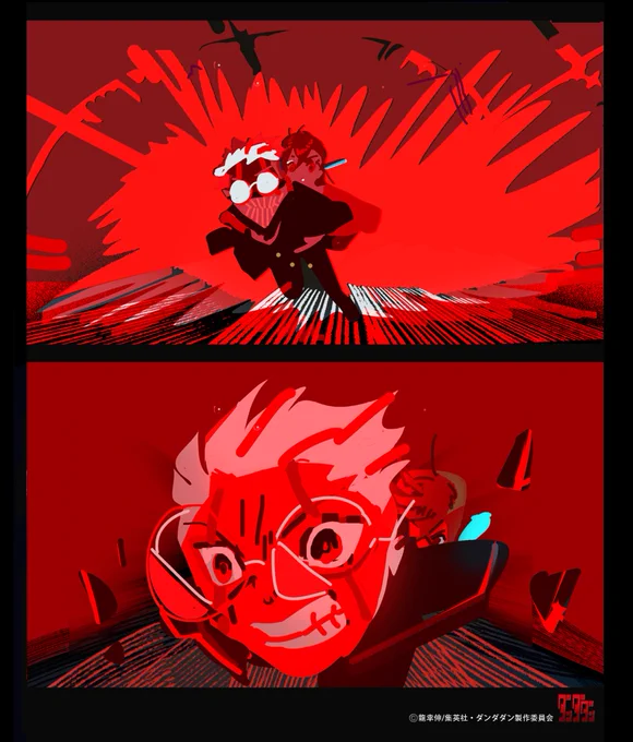 Got permission to post some recent work- Worked on #Dandadan Season 2 colorscript. Grateful to 汤团 for the direction. #ダンダダン アニメ2期もOPと本編カラースクリプトを担当しています。 コンテ、演出の 、監督山代さん、も、いつも信頼ありがとう!