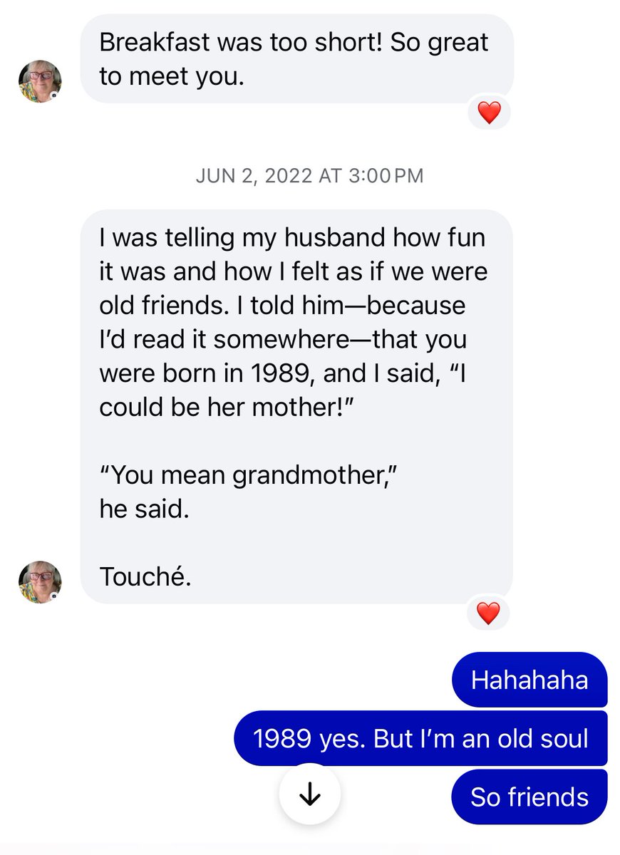 KatiePMcGrady's tweet image. I am so sad to hear of the passing of @NorthDakotaJane
Jane was a gem. So kind. So funny. Such a beautiful poet, whose words are a gift.
I visited Bismarck a few years ago, & sweet Jane took me to breakfast & we chatted for hours. I’ll never forget her joy & wit.
May…
