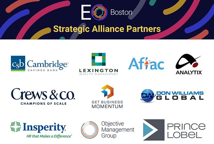 EO_Boston's tweet photo. At EO Boston, we’re proud to collaborate with partners who go beyond business. Our Strategic Alliance Partners don’t just provide top-tier services (from wealth management and banking to executive coaching and staffing), they build real relationships with our members. https://t.co/GbSsE8CBLf