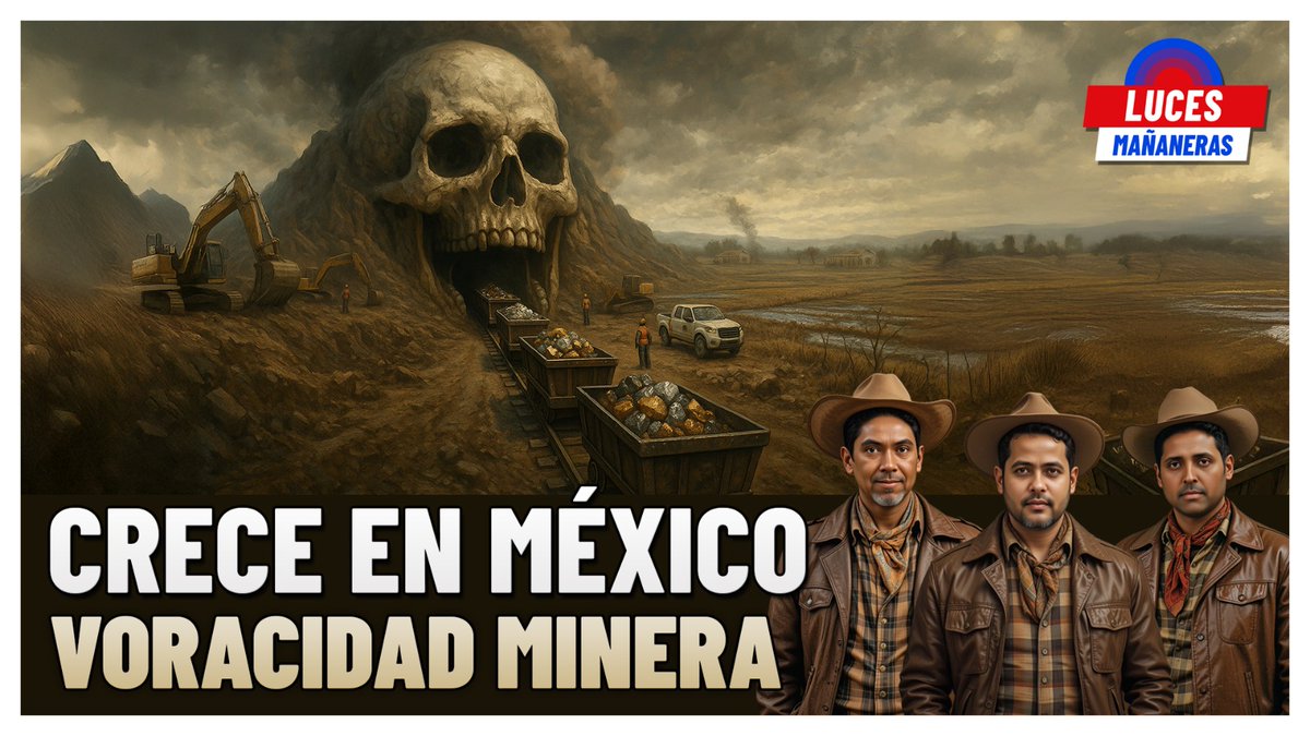 ¡TU MAñANA COMIENZA AQUÍ EN LUCES MAñANERAS!
  x.com/i/broadcasts/1… 
Hoy:
-Voracidad minera: 25 nuevos proyectos hasta 2029
- SEP gana 5 juicios contra comida chatarra
- Migrantes hacinados en NY: revelan imágenes
- Gaza: 21 niños mueren de hambre en 3 días
- Cartón: