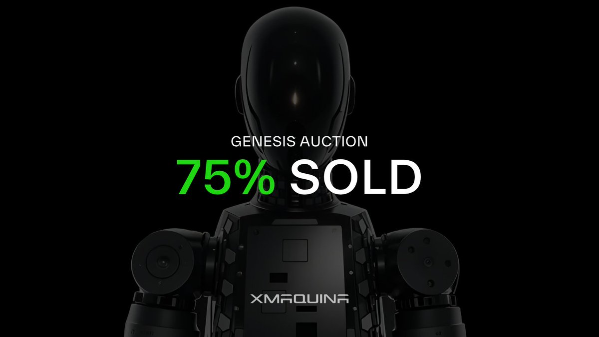 75% SOLD.

Accelerate, anon → genesis.xmaquina.io