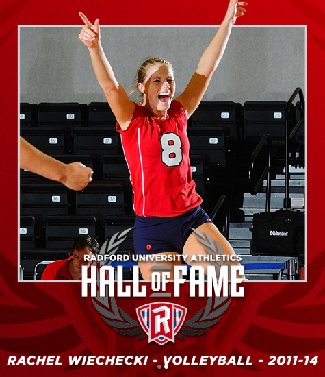 radford_alumni's tweet photo. From the court to the Hall of Fame - what a journey, Rachel! We’re proud to celebrate this milestone with you! ⚔️ #RadfordAlumni #RUHOF #RiseAndDefend @RadfordVB @ru_athletics @radfordu https://t.co/rtFAhuZwAZ