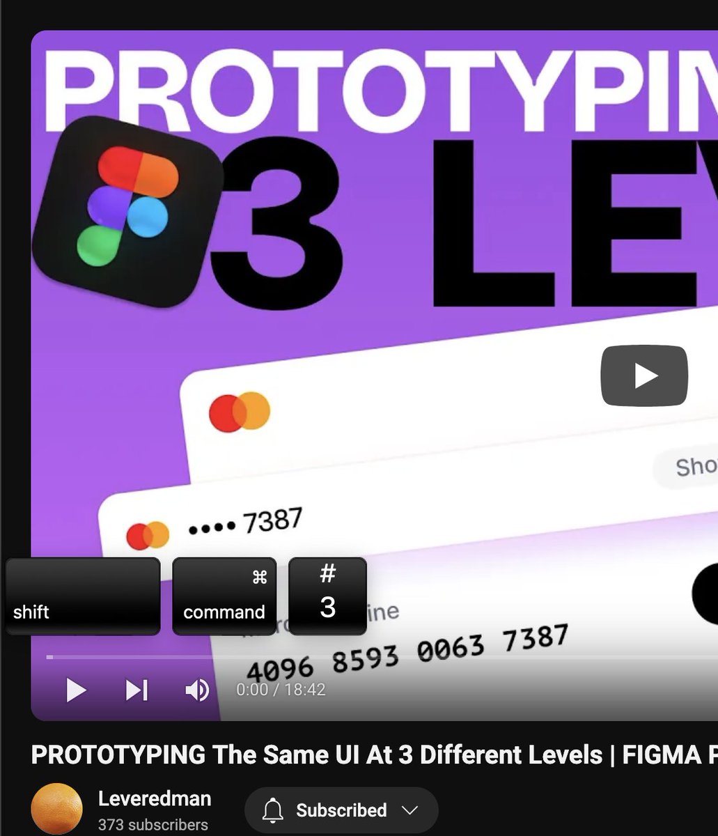 leveredman's tweet image. NEW VIDEO: We'll be prototyping the same UI at different levels: Beginner, intermediate & advanced.
Go follow along, share feedback as well as the video.
youtu.be/wz_Ir9r-6kE?si…