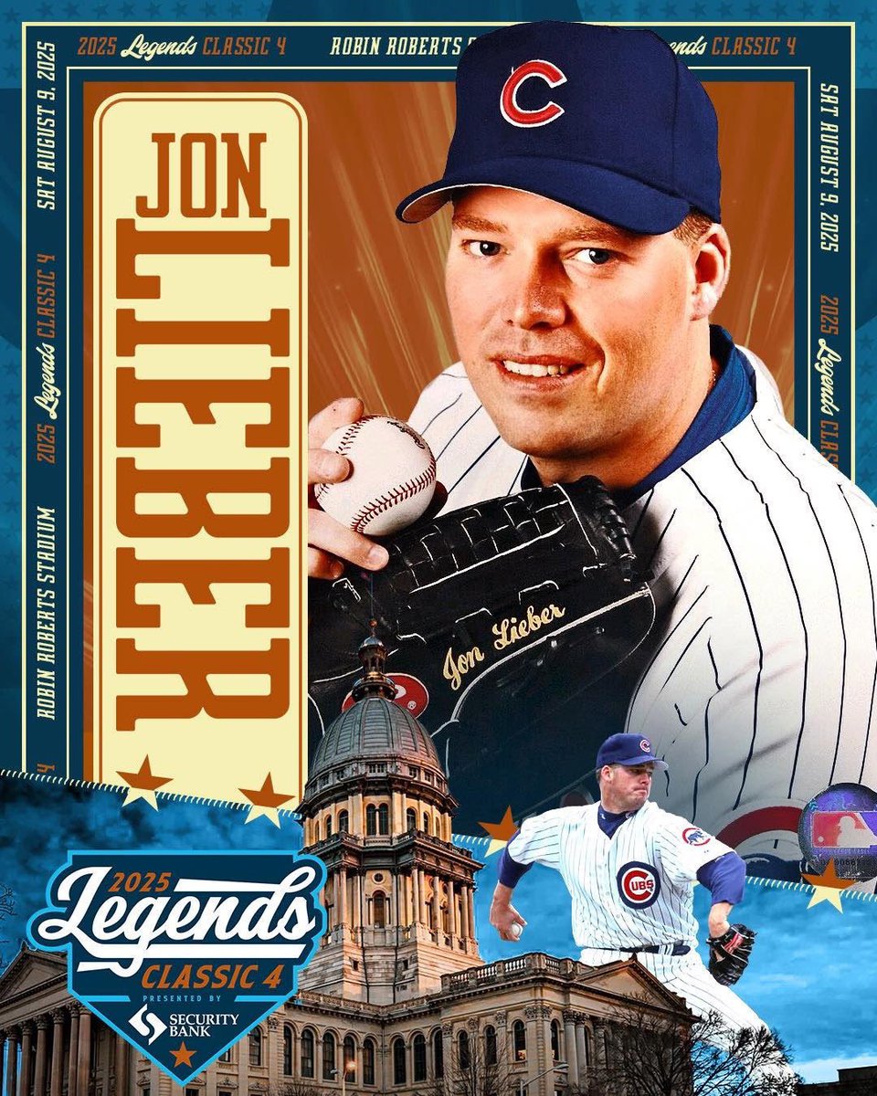 ShoesBaseball's tweet image. Our 7th Legend participating in Legends Classic 4 presented by Security Bank on Saturday, August 9th at Robin Roberts Stadium is former Chicago Cub and 2001 MLB All-Star Jon Lieber! 

Tickets &amp;amp; VIP Meet &amp;amp; Greet access are available here: lh1.glitnirticketing.com/lhticket/mobil…
