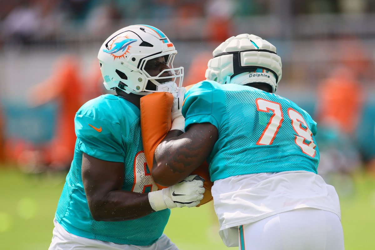 AhnFireDigital's tweet image. Miami Dolphins OL Bayron Matos is in stable condition after he was injured at training camp and airlifted to a hospital 🙏