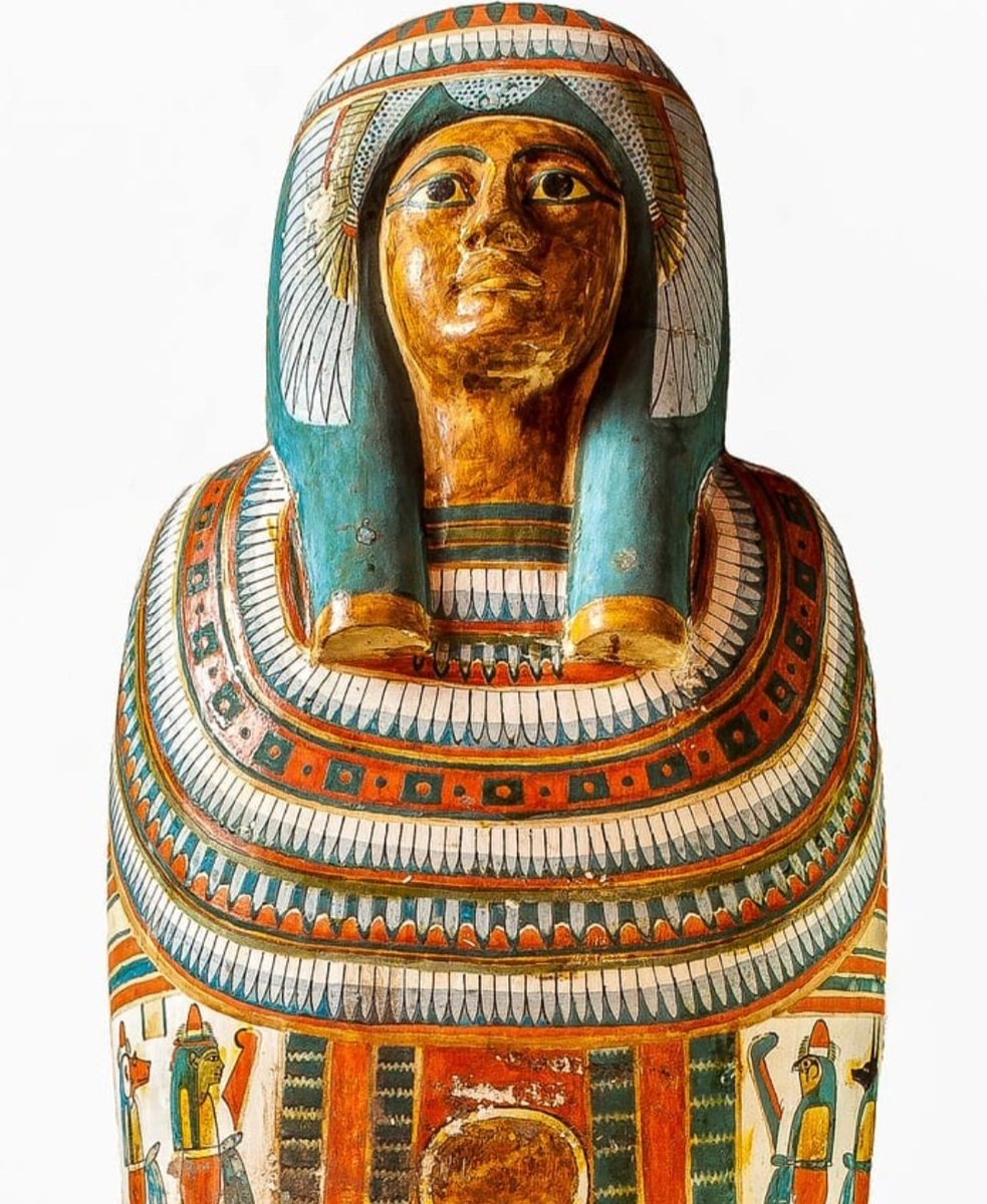 ancientegypteg's tweet image. Coffin of Meresamun 🇪🇬
Period: Third Intermediate, Dynasty 22.
Archaeological Site: Egypt.
Present Location: Oriental Institute, Chicago.
#ancientegypt