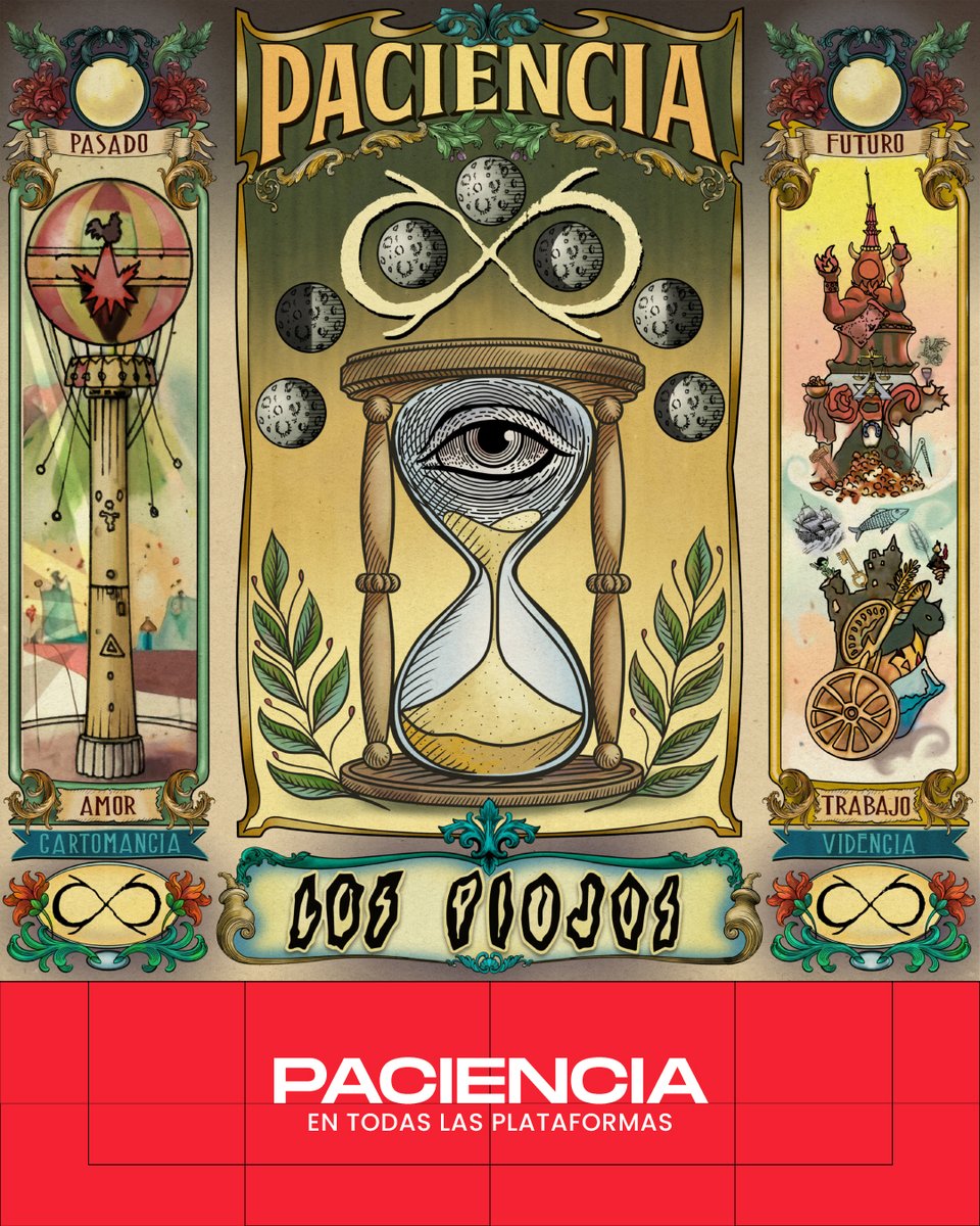 ¡Paciencia ya está disponible en todas las plataformas!⚡️

⏳Los Piojos lanzaron su nuevo tema “Paciencia” este domingo 20 de julio a las 18.07.

🎧¡Escuchalo en todas las plataformas digitales!
ffm.to/lospiojos-paci…

#Somos300 #Lanzamiento #LosPiojos