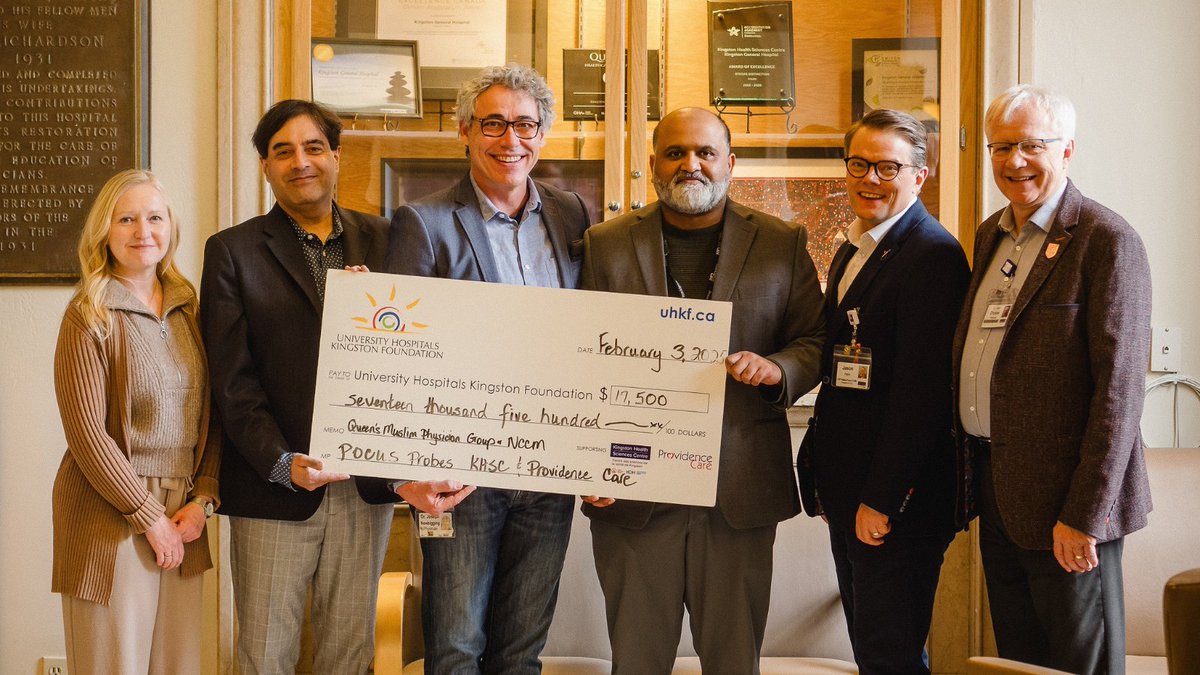University Hospitals Kingston Foundation (@uhkf) on Twitter photo POCUS machines have immense impact on patient care experiences at <a href="/KingstonHSC/">KingstonHSC</a> thanks to crucial donor support from groups like <a href="/queensu/">Queen's University</a>'s Muslim Physician Group and <a href="/nccm/">NCCM</a>.
👉 Learn about their impact in our Summer Foundation Report: uhkf.ca/summer2025 POCUS machines have immense impact on patient care experiences at <a href="/KingstonHSC/">KingstonHSC</a> thanks to crucial donor support from groups like <a href="/queensu/">Queen's University</a>'s Muslim Physician Group and <a href="/nccm/">NCCM</a>.
👉 Learn about their impact in our Summer Foundation Report: uhkf.ca/summer2025