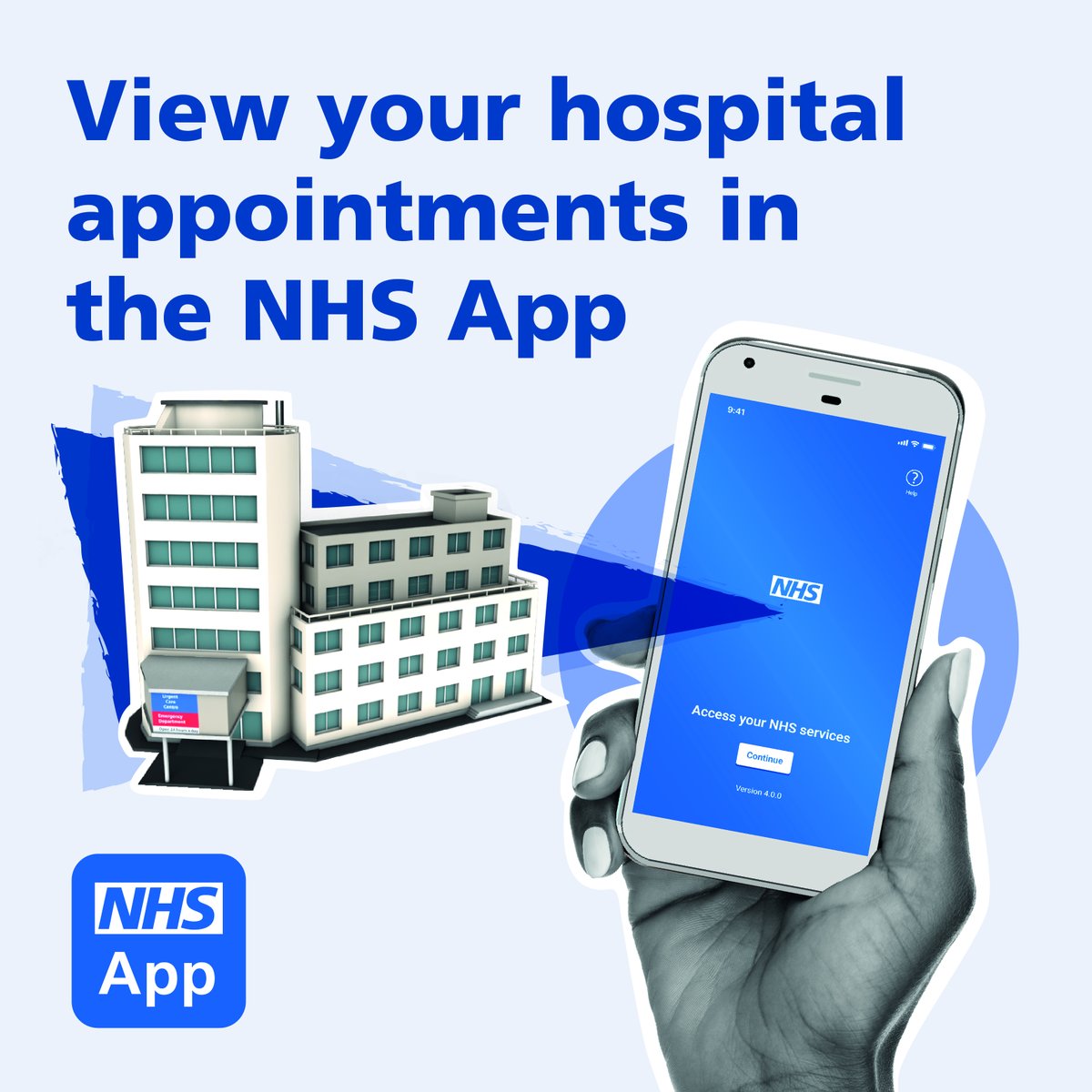 NHSNW's tweet image. Did you know you can view and manage your hospital referrals and appointments in the NHS App?📲
Find out more 👉 nhs.uk/nhs-app