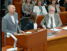JLRINVESTIGATES's tweet image. Ben Mogen, father of Madison Mogen speaks at the Bryan Kohberger sentencing.