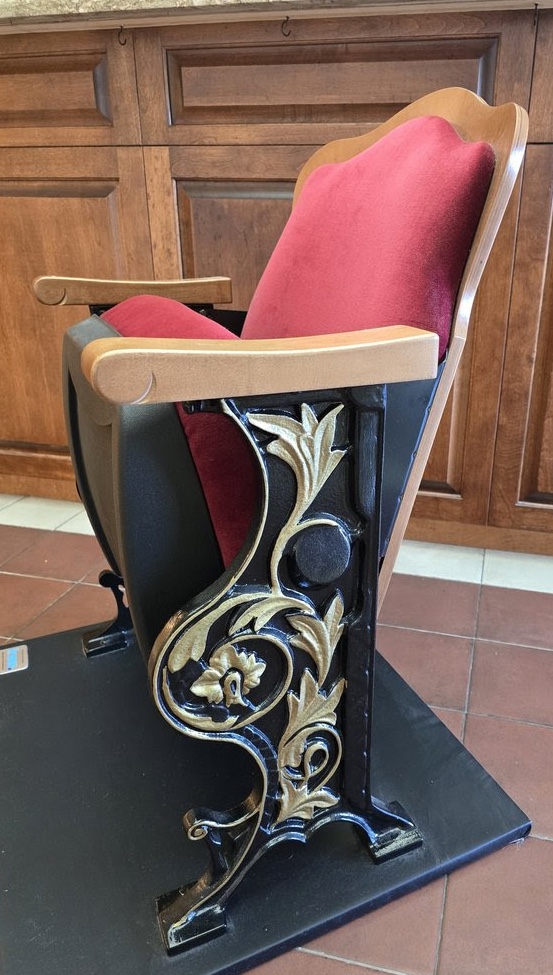 Young Texas Artists (@youngtxartists) on Twitter photo Check out one of the new seats coming to the historic Crighton Theatre, home to Young Texas Artists.
The theatre is raising $400K to replace all 520 seats (last done in 1979).
Sponsor a seat & leave your mark:
info@crightontheatre.org | 936-441-7469
#SupportTheArts Check out one of the new seats coming to the historic Crighton Theatre, home to Young Texas Artists.
The theatre is raising $400K to replace all 520 seats (last done in 1979).
Sponsor a seat & leave your mark:
info@crightontheatre.org | 936-441-7469
#SupportTheArts