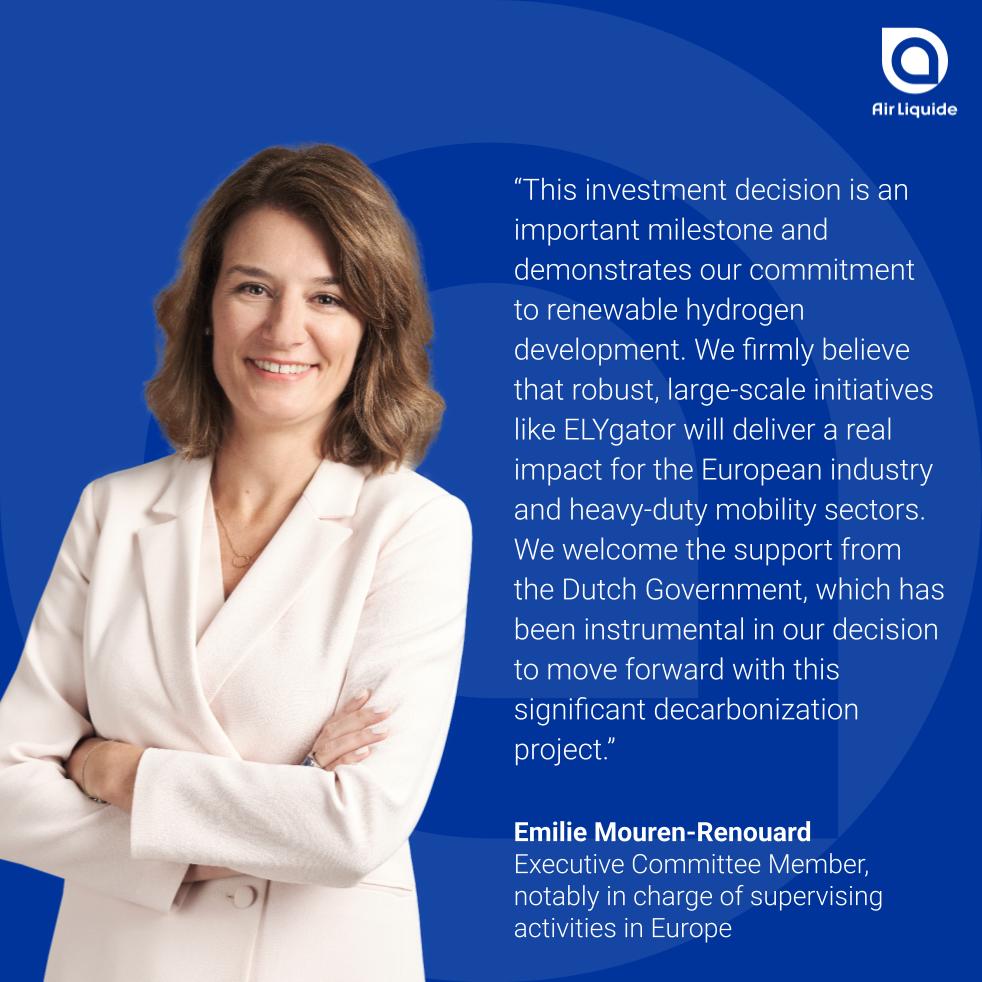 Air Liquide takes the final investment decision to build ELYgator, a large-scale electrolyzer in the Netherlands.

👉 fcld.ly/7i6yxhv