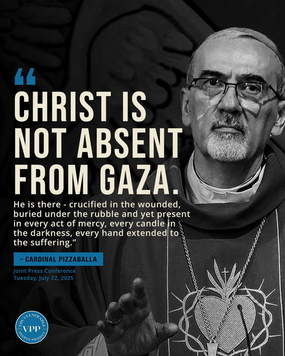 JasonJonesVPP's tweet image. Christ is present in Gaza—in every act of mercy, every hand reaching through rubble, every heart refusing to give up on hope.
We won’t look away.