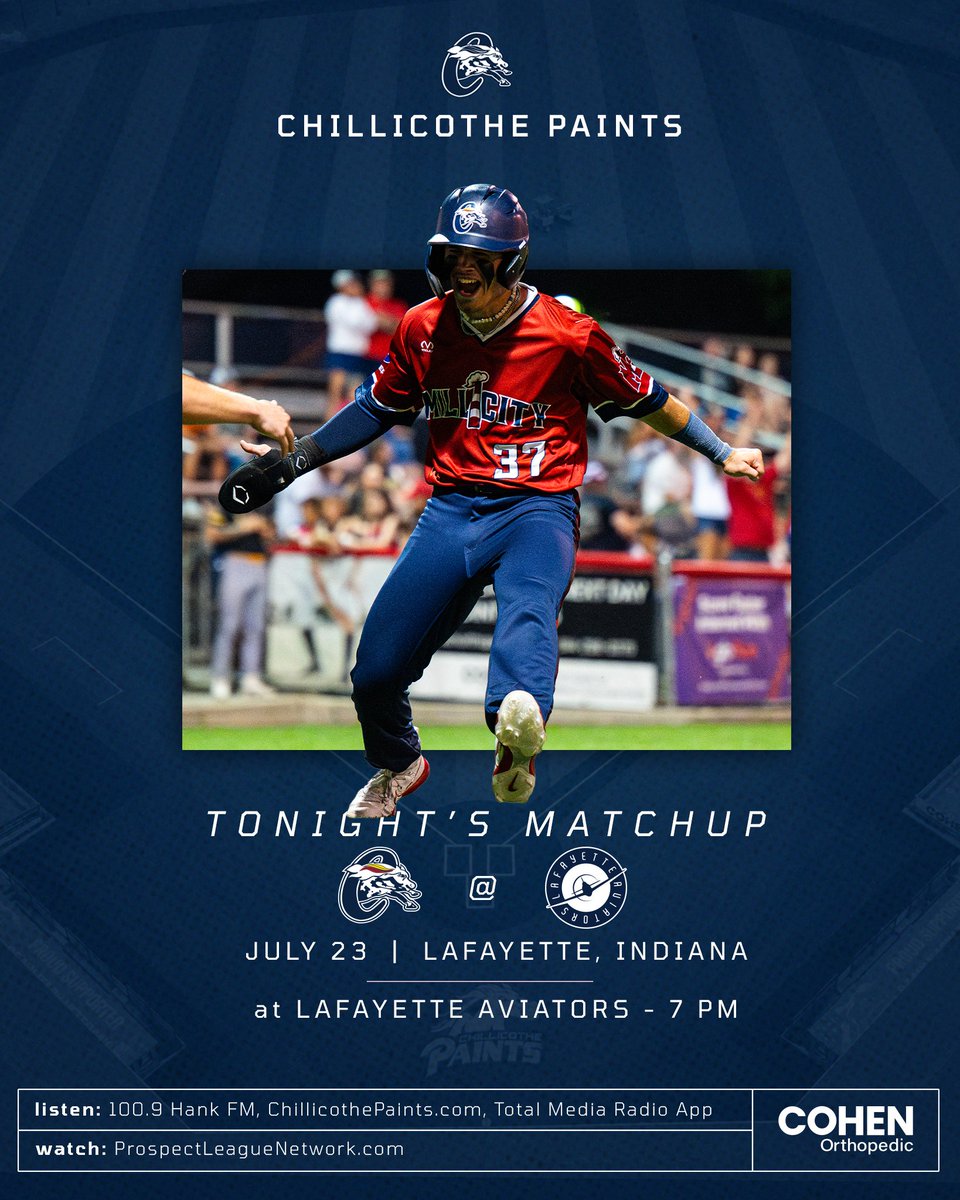 Game two of the three-game series in Lafayette tonight. #RollPaints