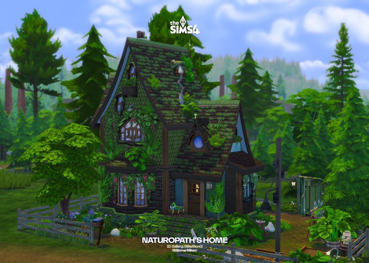 SimmerMikem's tweet image. There’s a new naturopath settling in Moonwood Mill, and this home is everything they could ask for 💚🌱
#ShowUsYourBuilds @TheSims