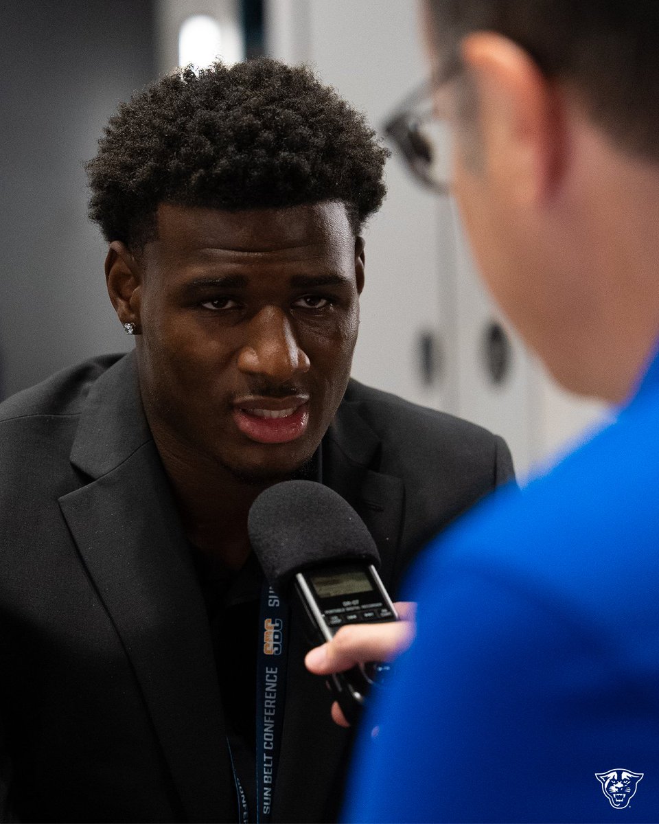 GeorgiaStateFB's tweet image. Talking GSU Football at SBC Media Day 🎙️
#LightItBlue | #NewAtlanta