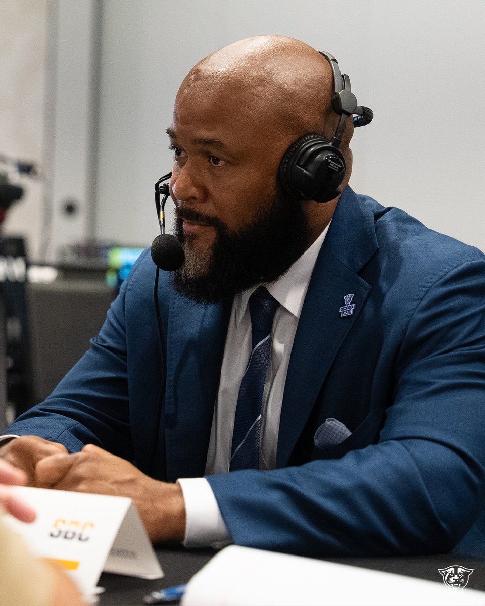 GeorgiaStateFB's tweet image. Talking GSU Football at SBC Media Day 🎙️
#LightItBlue | #NewAtlanta