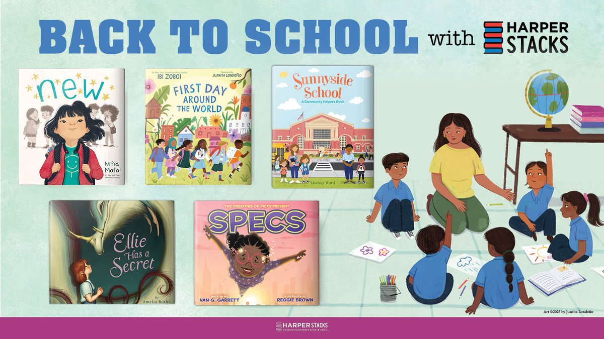 HarperStacks's tweet image. Across the country and around the world, students will be returning to school or going for the very first times. Get your readers ready for a year full of learning, adventures, and self-discovery with these new picture books!
📚 bit.ly/3IUSc1v