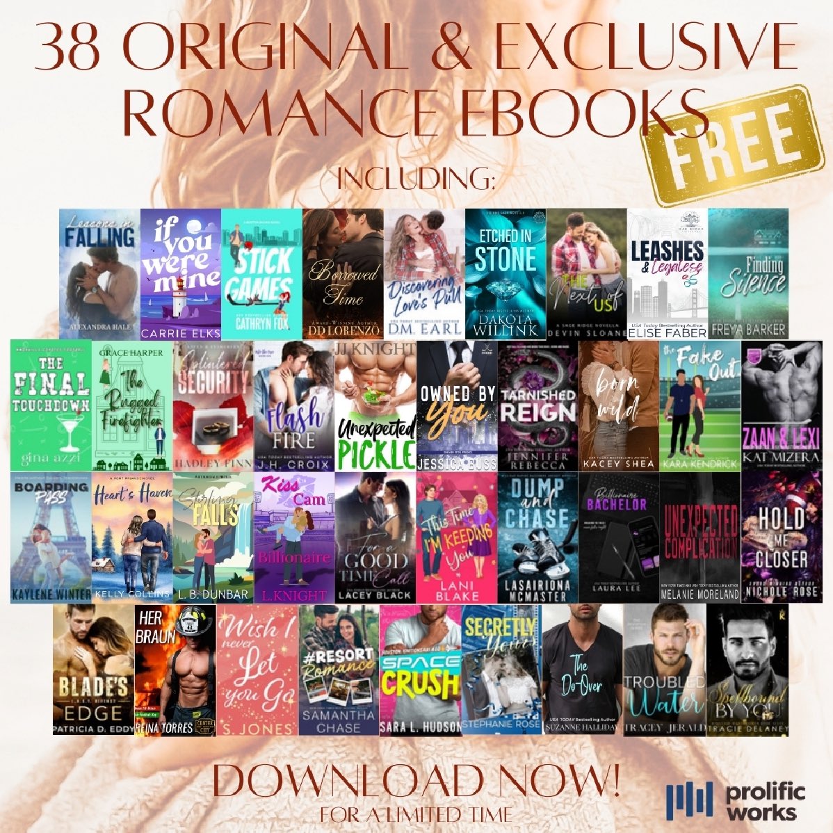 mamagalindo's tweet photo. FREE ROMANCE ALERT—ENDS JULY 31!
38 exclusive ebooks. All the tropes you love. ZERO cost.
📚 Download now before July 31st → https://t.co/UJGekrQxgj
#FreeBooks #RomanceGiveaway #OneClickAddict #ProlificWorks #RomanceReaders #LastChance
@ververomance https://t.co/udum422Nll