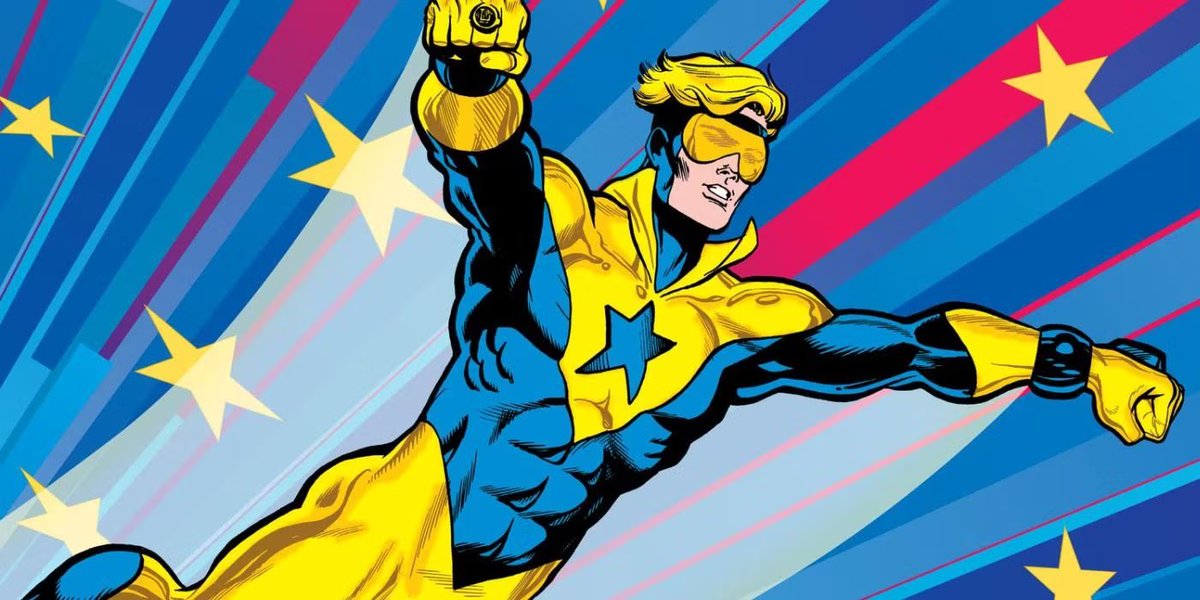 wednesday_toast's tweet image. Booster Gold is back on the board. HBO Max has brought in David Jenkins (Our Flag Means Death) to write the pilot, with plans for him to showrun if it moves forward. The long-developing series drops this update just as DC heads into Comic-Con week.