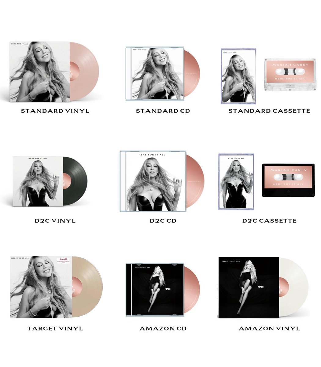 H ere For It All CD Here For It All CD (D2C Exclusive - Limited Edition) – Mariah