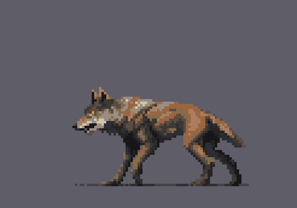 bratikoff's tweet image. Wolf

#pixelart