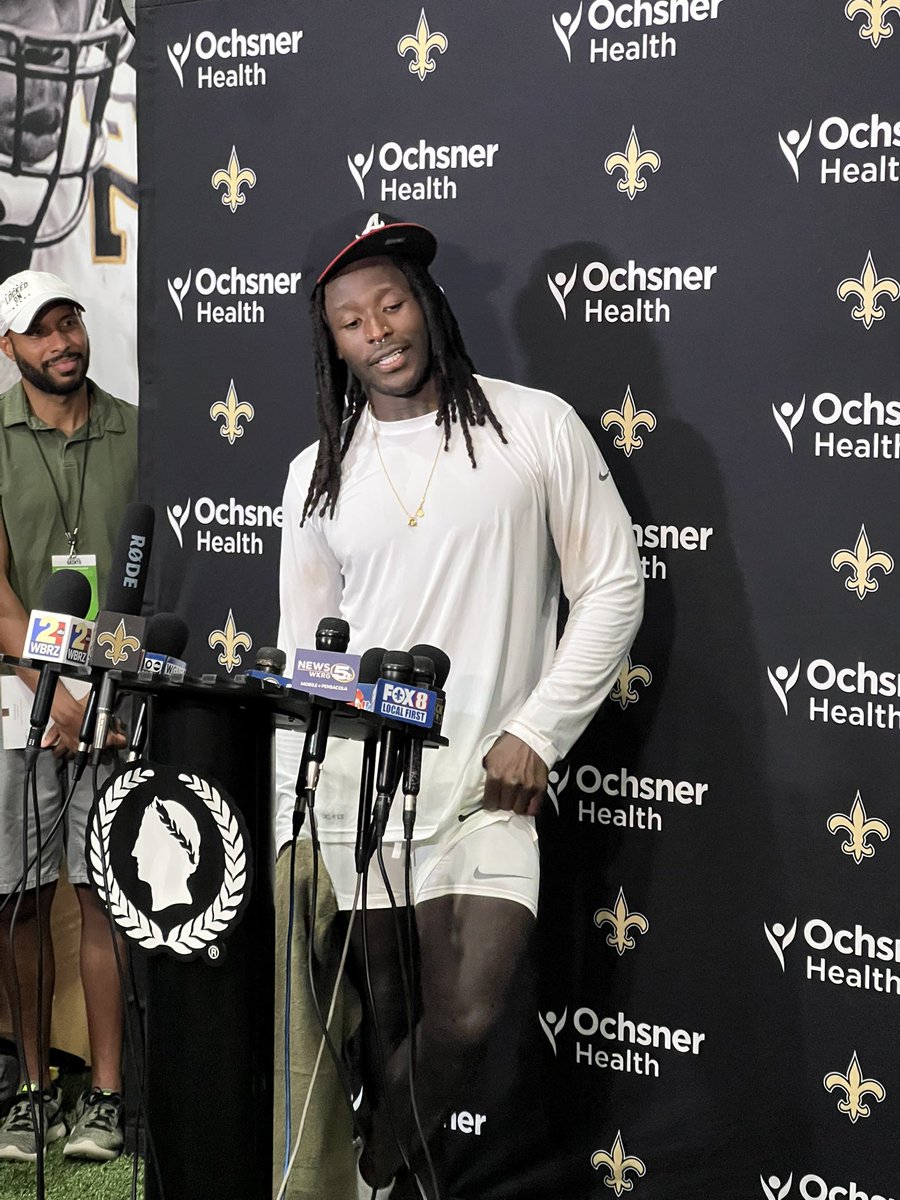 Post training camp day 1. 

Hearing from Kellen Moore and veteran leaders like Alvin Kamara, Demario Davis and Cam Jordan