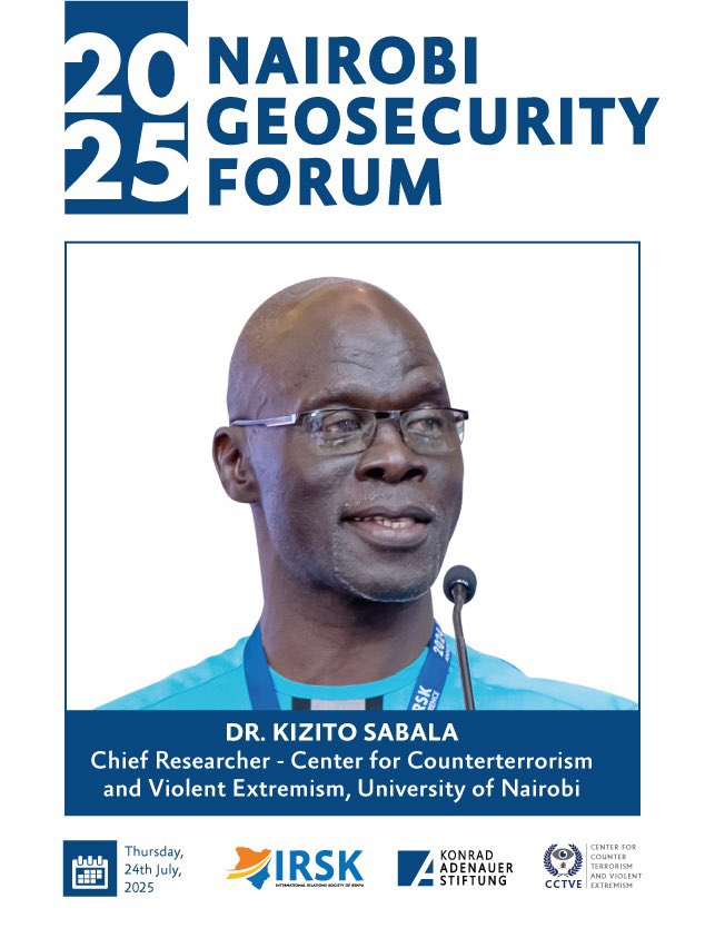 KAS_Kenya's tweet image. 📢 Nairobi, are you ready?

#NairobiGeoSecurityForum2025 is happening tomorrow! 🙌

🎤 Featured Speakers: 
Leonard Wanyama – @IntRelationsKe 
Dr. Kizito Sabala – @IntRelationsKe 
Dr. Patrick Maluki – @uonbi 
Jan Ole Voss – @KAS_Kenya 

🗓️ 24 July 2025
📍Nairobi