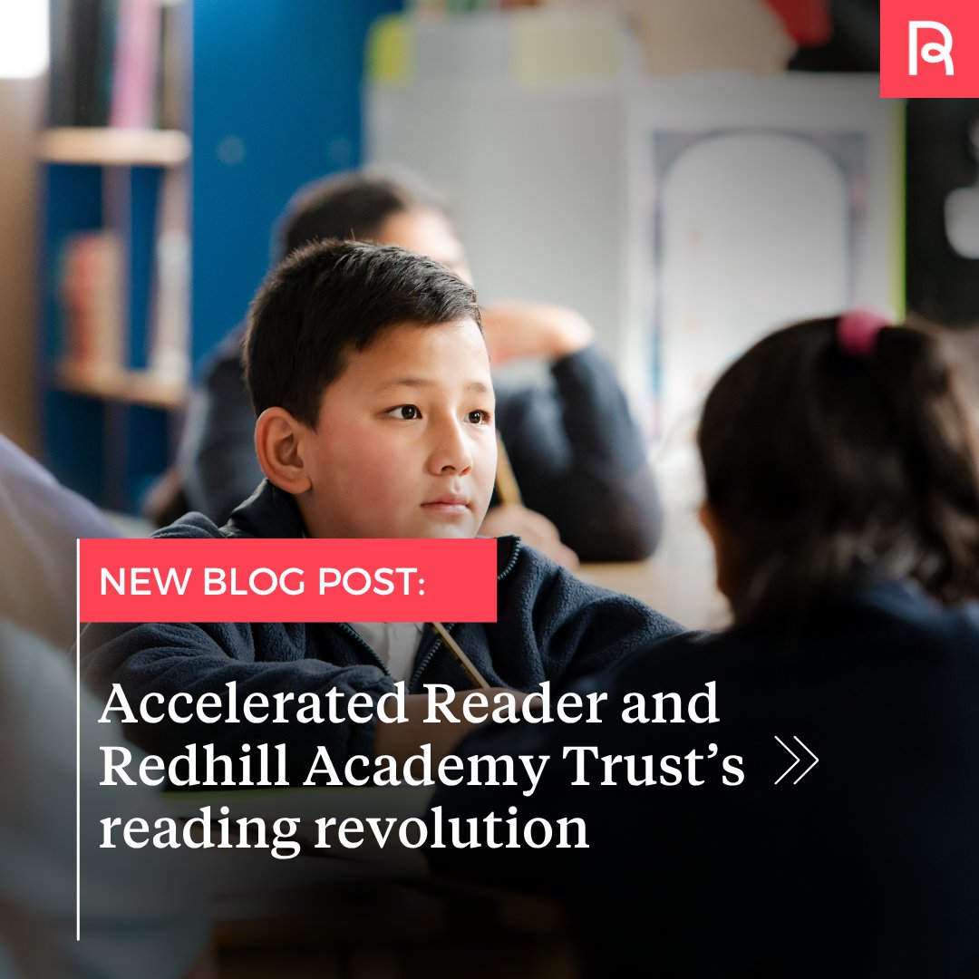 AccReader's tweet image. Only 35% of children aged 8-18 enjoy reading in their free time. (@Literacy_Trust)
But at @RedhillTrust, that number soars to 68% among Year 7 students!
Whether it’s actively celebrating reading achievements or listening to students and acting on their feedback, Redhill…