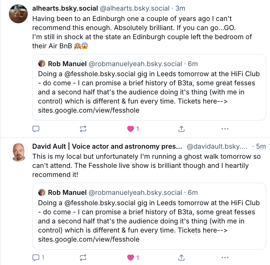 fesshole's tweet image. Come to Fesshole LIVE in LEEDS - these people are not fibbing and we didn't pay them. sites.google.com/view/fesshole