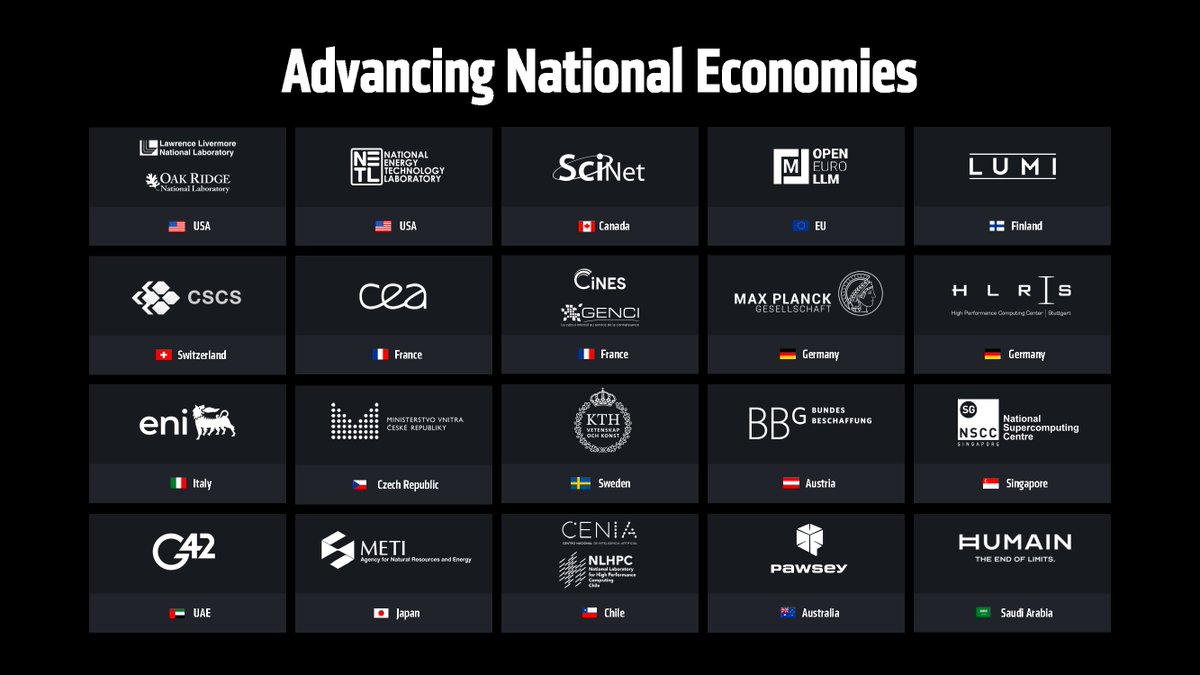 AMD's tweet image. We welcome the UK’s recent announcement of its new Compute Roadmap, a bold step toward building world-class infrastructure. We’re proud to play a role in enabling the next generation of compute, with openness, performance and diversity at the core!
As a global leader in HPC and…