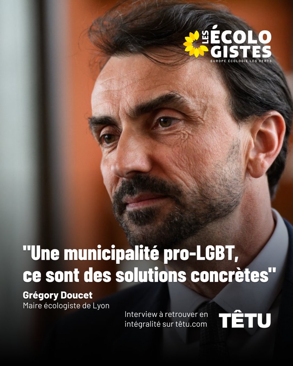 Les Écologistes - EELV (@eelv) on Twitter photo 🗣️ « Les villes ont été motrice dans l’avancée des droits LGBTQI+ »
Alors que s’ouvre aujourd’hui à Lyon les Eurogames, une compétition sportive inclusive, le maire écologiste <a href="/Gregorydoucet/">Grégory Doucet</a> se confie sur le rôle des municipalités dans la lutte contre les LGTBphobies. 🗣️ « Les villes ont été motrice dans l’avancée des droits LGBTQI+ »
Alors que s’ouvre aujourd’hui à Lyon les Eurogames, une compétition sportive inclusive, le maire écologiste <a href="/Gregorydoucet/">Grégory Doucet</a> se confie sur le rôle des municipalités dans la lutte contre les LGTBphobies.