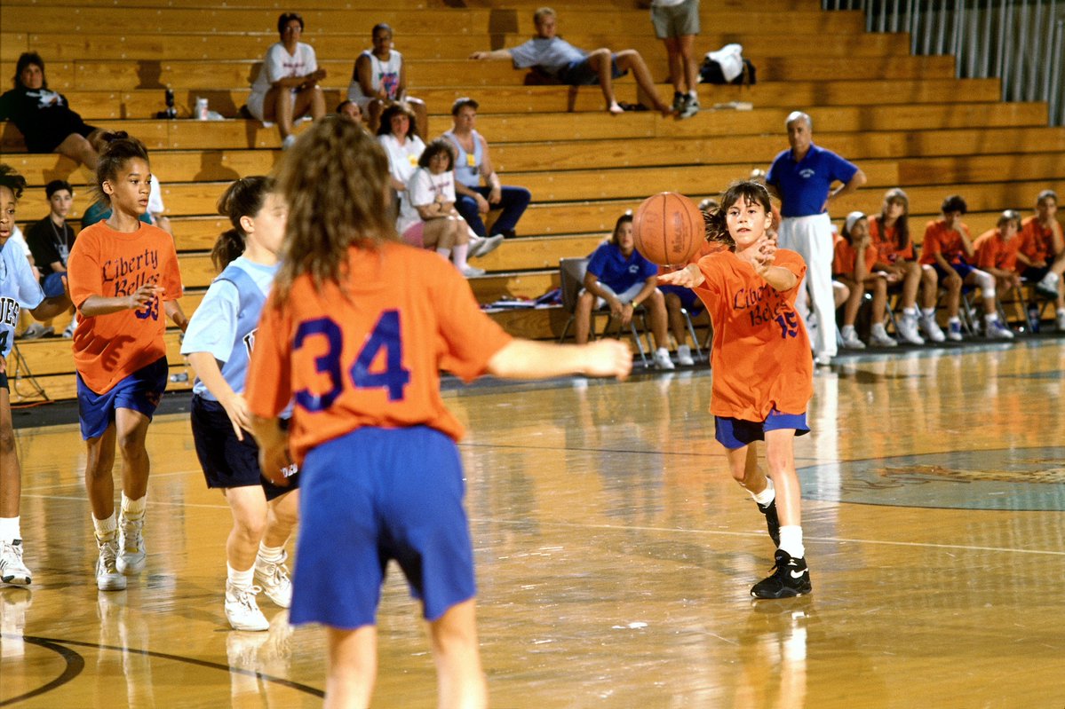 SLAMonline's tweet image. An 11-year-old Sue Bird at the AAU National Championships in 1992.