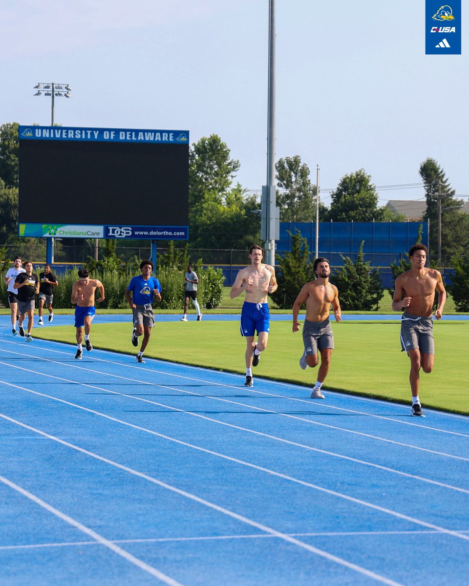 DelawareMBB's tweet image. Up and at ‘em ☀️
