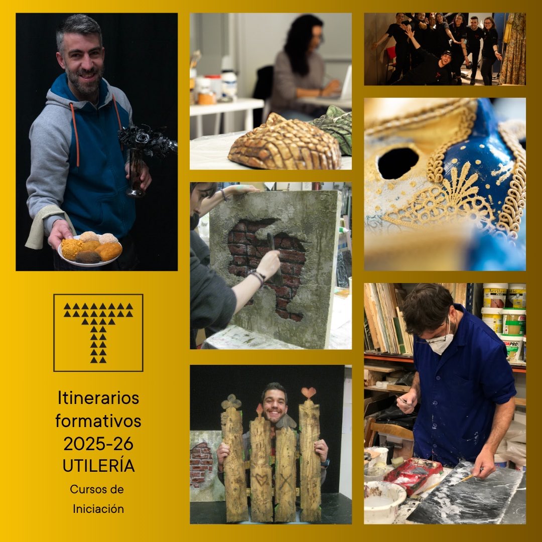 22 de julio se abre la preinscripción en el ⁦<a href="/CTEspectaculo/">Centro de Tecnología del Espectáculo</a>⁩ para los cursos de utilería 2025/2026. Selección por estricto orden de inscripción. 
Recordad, ya abierta la preinscripción de regiduría, sonido, vestuario y caracterización. 
#SomosPEATE
#sintecnicosnohaycultura