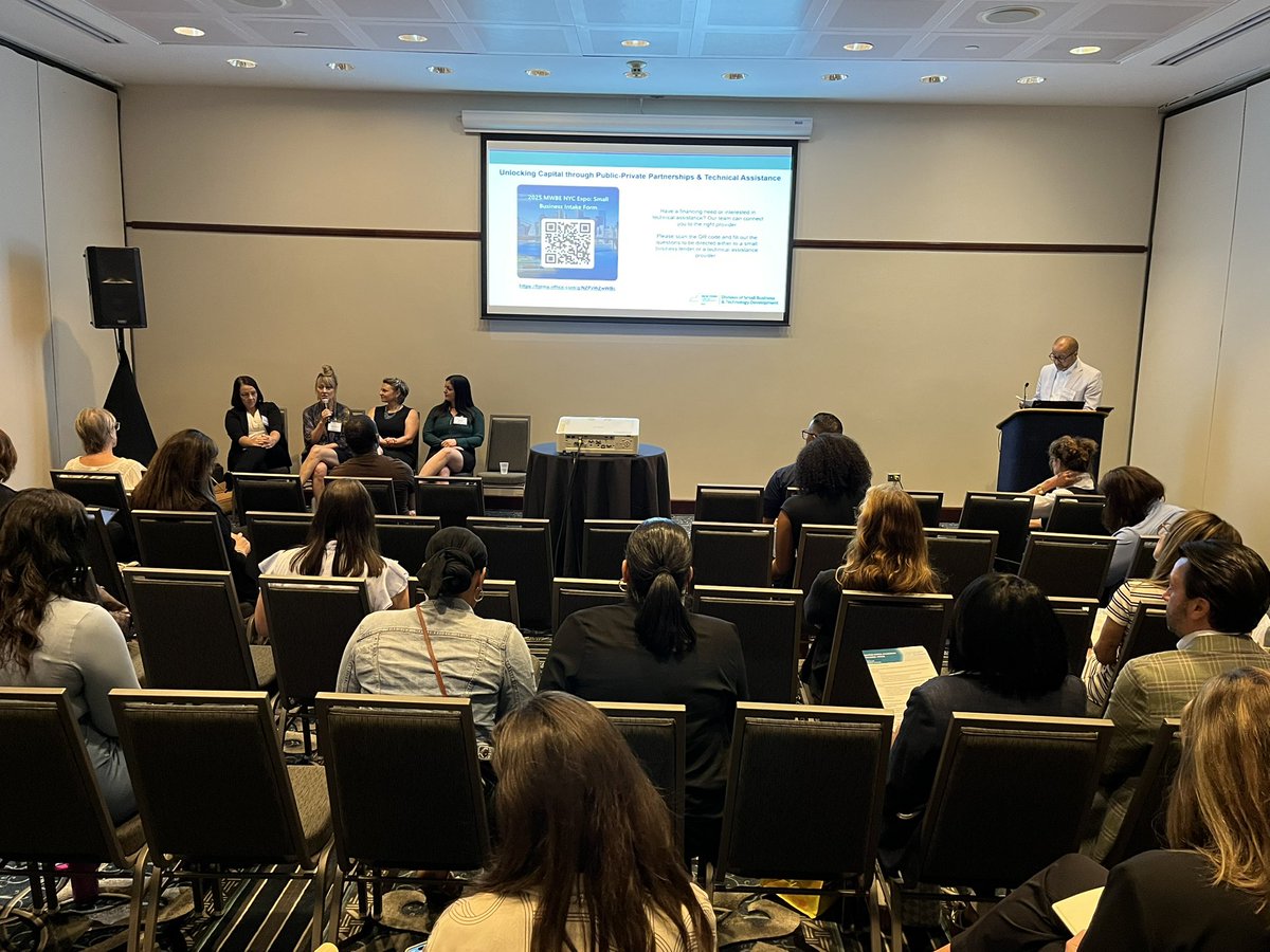 Looking for capital 💵 for your #MWBE business! 

Join us 🤝 now at the 2025 MWBE Regional Opportunities Expo Upstate in Syracuse, NY for a panel/workshop on Unlocking Capital Through Public-Private Partnerships and Technical Assistance. 

#NYS #MBE #WBE #MWBE #Businessfunding