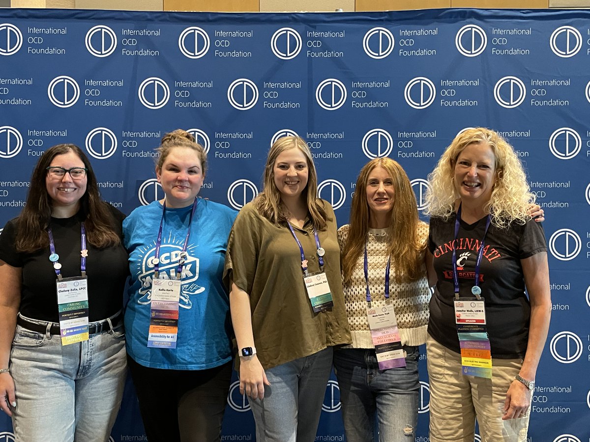 LindnerCtrHope's tweet image. Last week, members of our OCD team had the privilege of attending the @iocdf
Conference in Chicago. It was an incredible few days of learning, connection, and collaboration with others dedicated to advancing OCD treatment and awareness. We’re grateful to be part of such a…