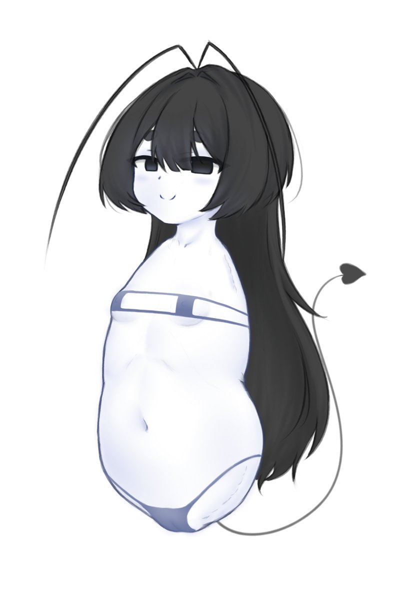 Sushi-chan
<a href="/chaipurupuru/">Chai</a> 's OC 

with long hair ver. and censored bikini ver.
