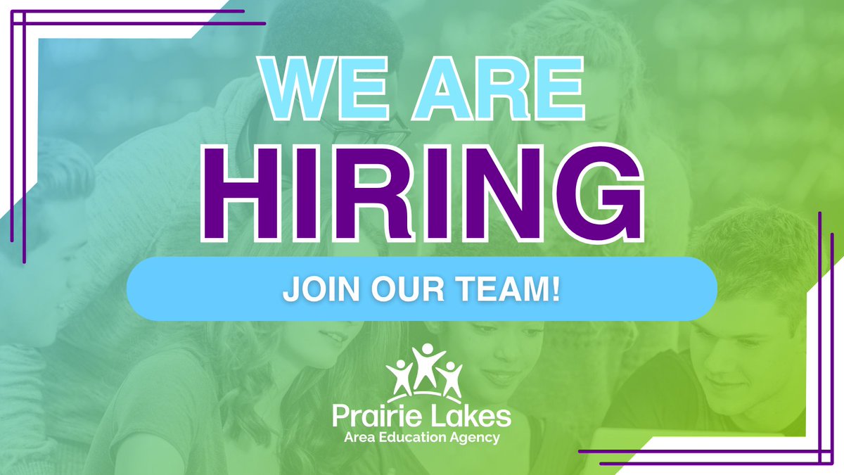 We're hiring! #PLAEA is looking for passionate, dedicated professionals to join our team for the 2025-26 school year. 🙌

View open positions here: prairielakes.schoolspring.com #EveryDayAtPLAEA