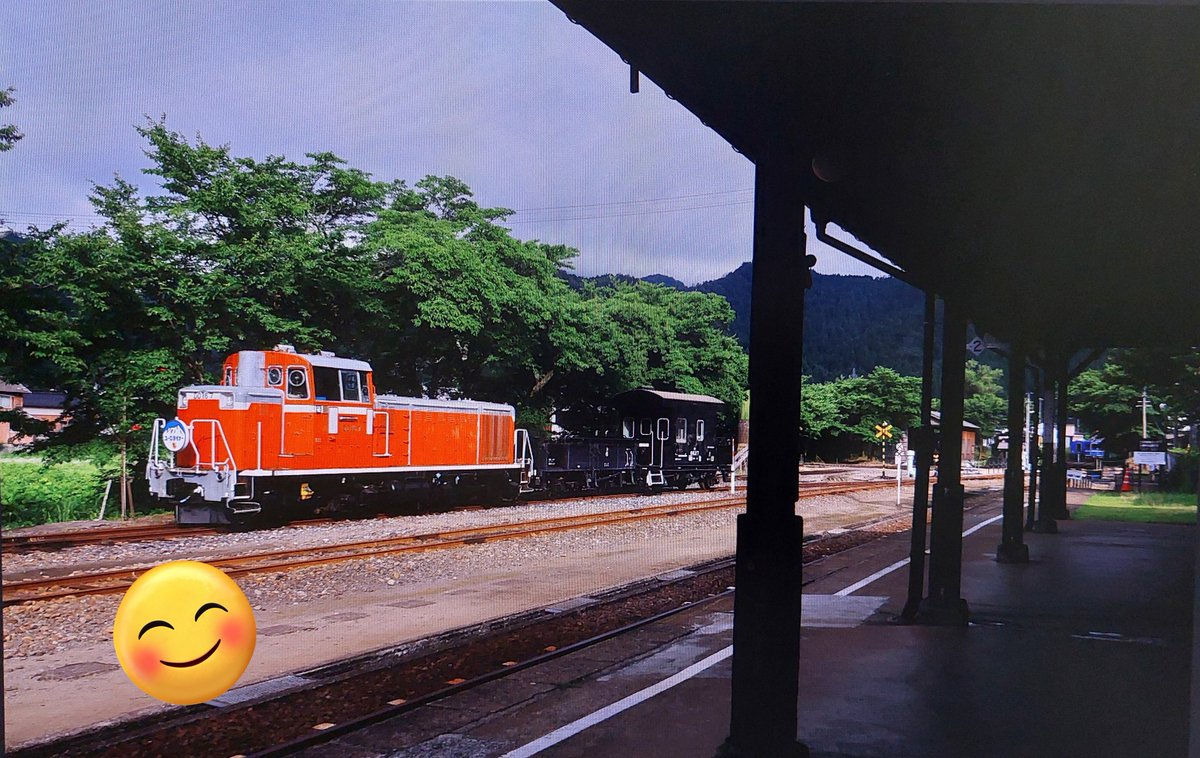 sannan1125's tweet image. 若桜駅の配線は模型の参考になります😍
いつかセクションレイアウトで作ってみたいなぁ～👍
#若桜鉄道
#小嶋企画