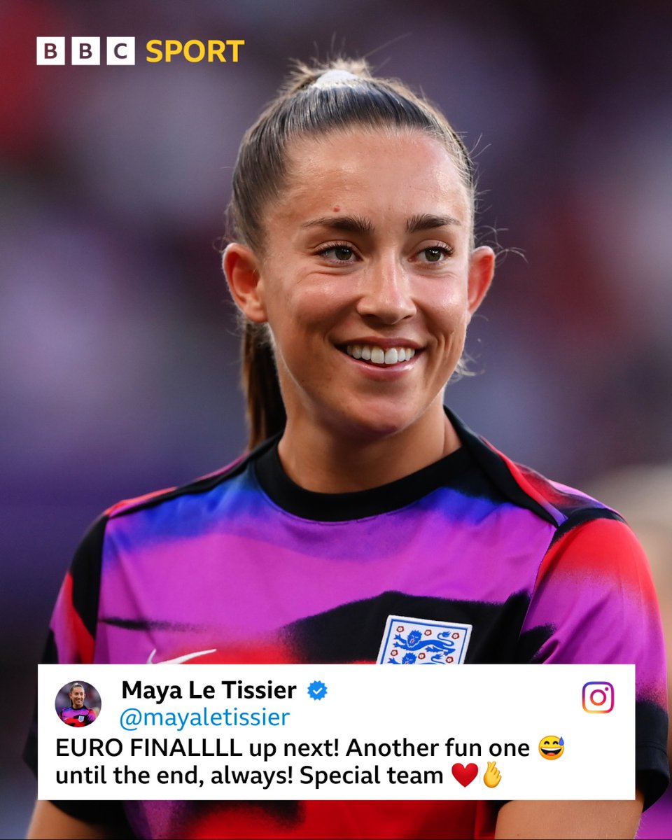 BBC Guernsey (@bbcguernsey) on Twitter photo "Until the end, always!" ππ
Read more on the Lionessesβ dramatic semi-final win π bbc.in/3TQXQ7l "Until the end, always!" ππ
Read more on the Lionessesβ dramatic semi-final win π bbc.in/3TQXQ7l